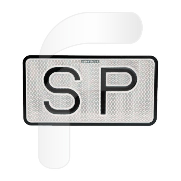 PLACA DE SEÑALIZACIÓN SP 225 X 120 MM FA101178